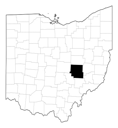 Muskingum County in Ohio