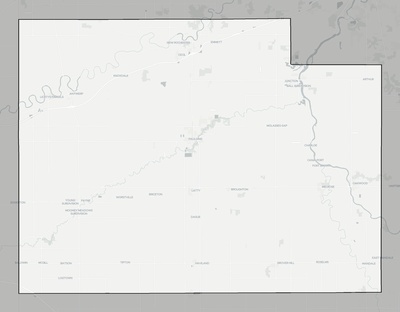 Paulding County OH county basemap context