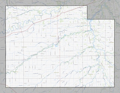 Paulding County OH USGS topo map