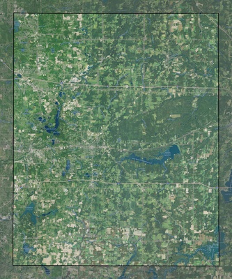Portage County OH USGS imagery and topo map