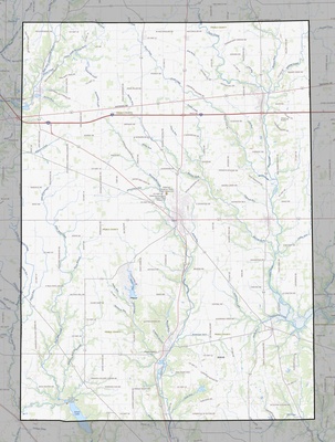 Preble County OH USGS topo map