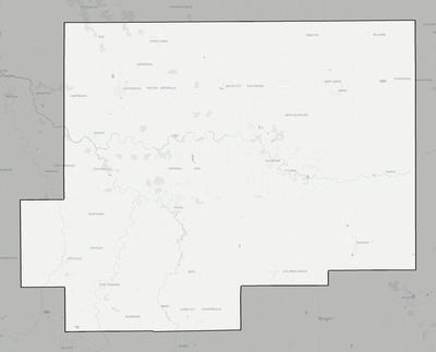Putnam County OH county basemap context