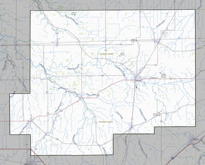 Putnam County OH USGS topo map