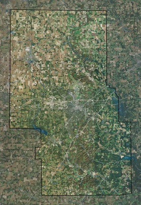 Richland County OH USGS imagery and topo map