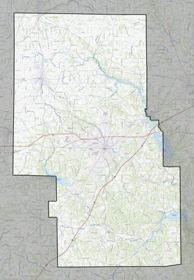 Richland County OH USGS topo map