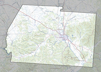 Ross County OH USGS topo map