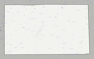 Seneca County OH county basemap context