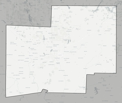 Stark County OH county basemap context
