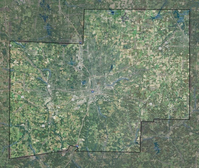Stark County OH USGS imagery and topo map