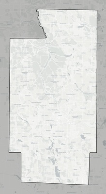 Summit County OH county basemap context