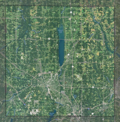 Trumbull County OH USGS imagery and topo map