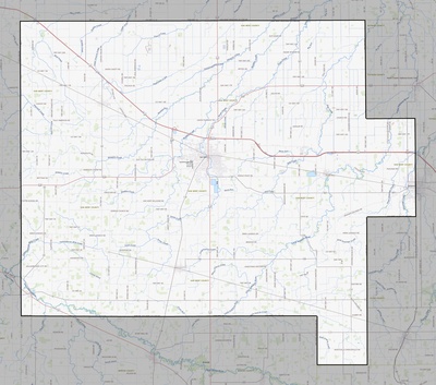 Van Wert County OH USGS topo map