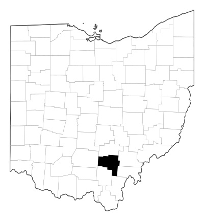 Vinton County in Ohio