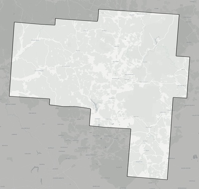 Vinton County OH county basemap context