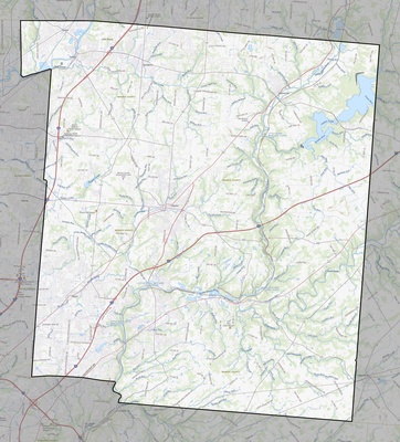 Warren County OH USGS topo map
