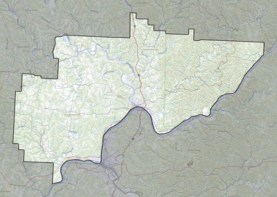 Washington County OH USGS topo map