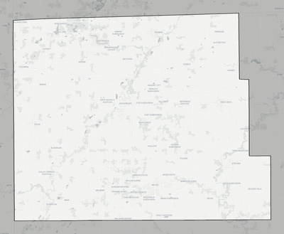 Williams County OH county basemap context