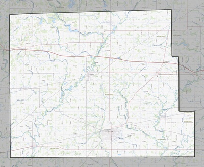 Williams County OH USGS topo map