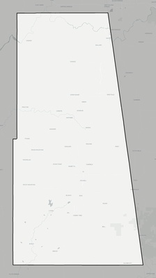 Adair County OK county basemap context