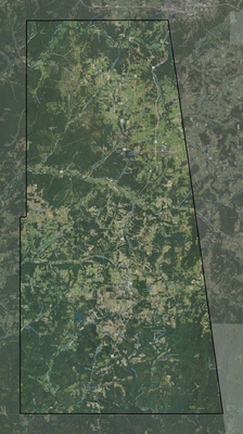 Adair County OK USGS imagery and topo map