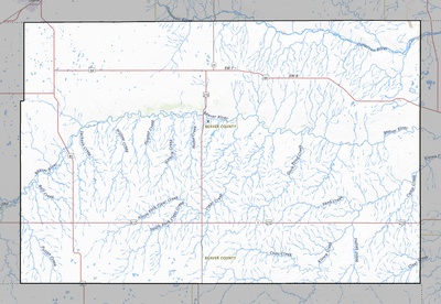 Beaver County OK USGS topo map