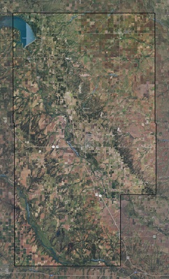 Blaine County OK USGS imagery and topo map