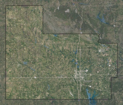 Carter County OK USGS imagery and topo map