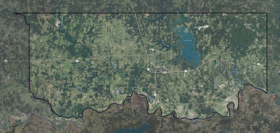 Choctaw County OK USGS imagery and topo map