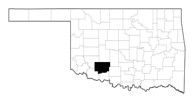 Comanche County in Oklahoma