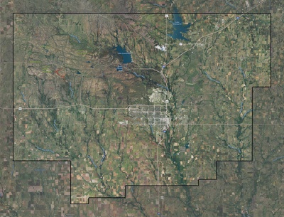 Comanche County OK USGS imagery and topo map
