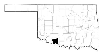 Cotton County in Oklahoma