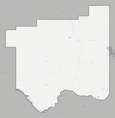 Cotton County OK county basemap context
