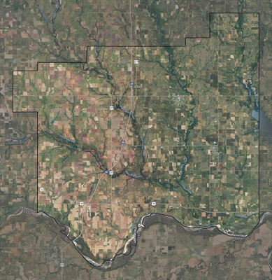 Cotton County OK USGS imagery and topo map