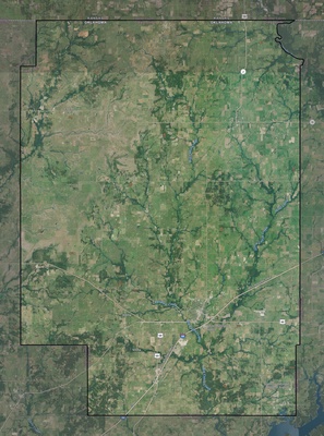 Craig County OK USGS imagery and topo map