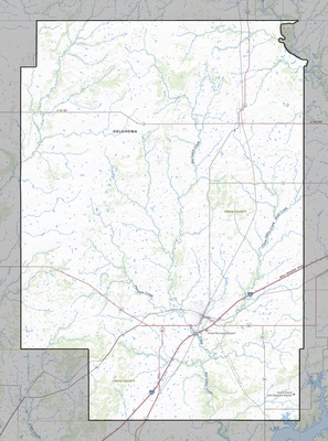 Craig County OK USGS topo map