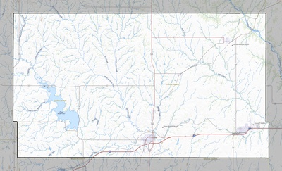 Custer County OK USGS topo map