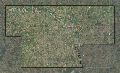 Garvin County OK USGS imagery and topo map