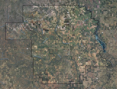 Greer County OK USGS imagery and topo map