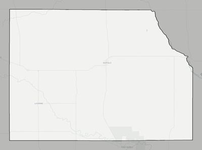 Harper County OK county basemap context