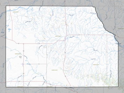 Harper County OK USGS topo map