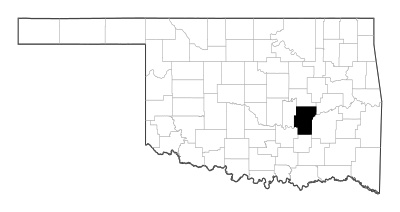 Hughes County in Oklahoma
