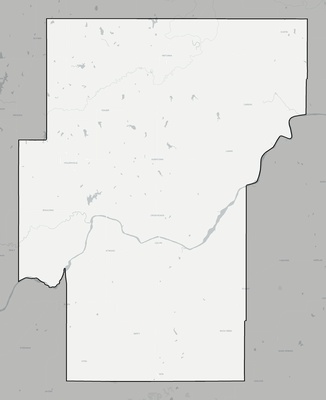Hughes County OK county basemap context