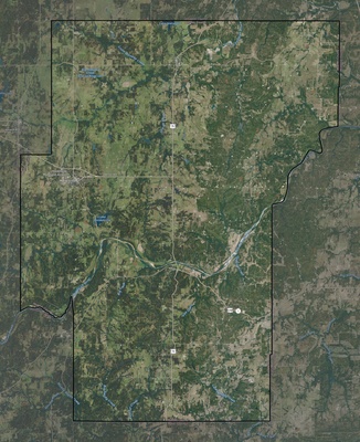Hughes County OK USGS imagery and topo map