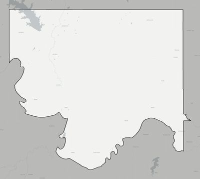 Jefferson County OK county basemap context