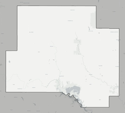 Johnston County OK county basemap context