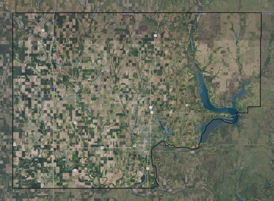 Kay County OK USGS imagery and topo map