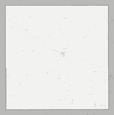 Kingfisher County OK county basemap context
