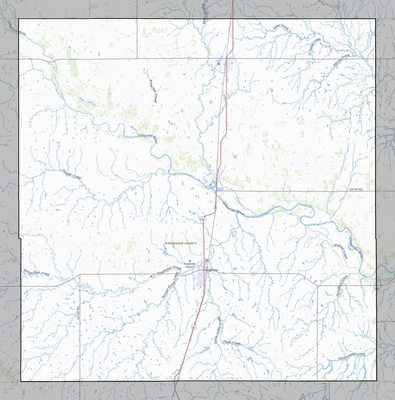 Kingfisher County OK USGS topo map
