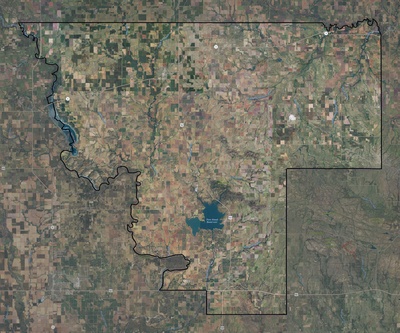 Kiowa County OK USGS imagery and topo map
