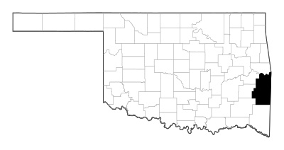 Le Flore County in Oklahoma
